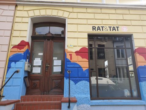 Foto vom Eingang von Rat & Tat